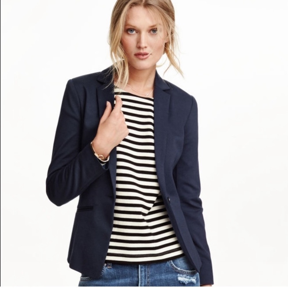 [H&M] Classic Navy Blazer